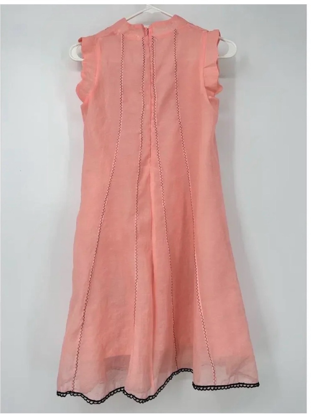 Anthropologie Pink Butterfly-Appliqué Mini Dress - Picture 4 of 4